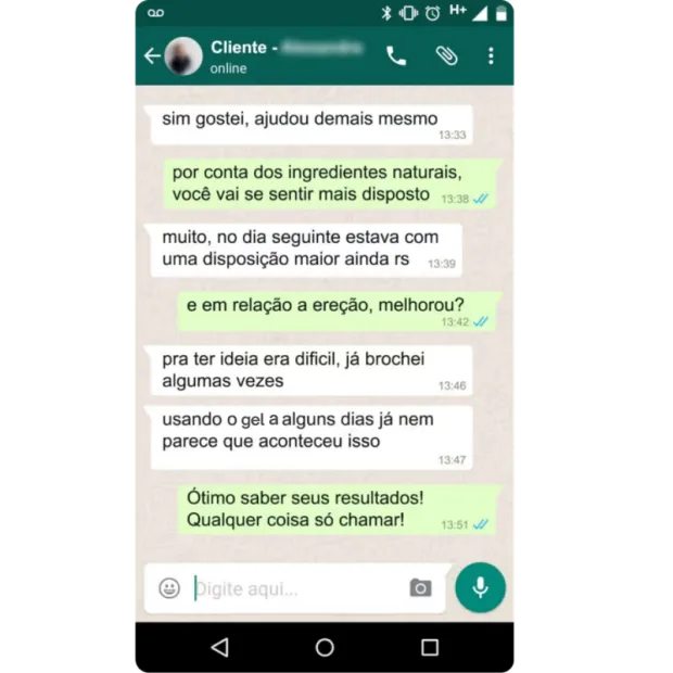 Conversa de cliente